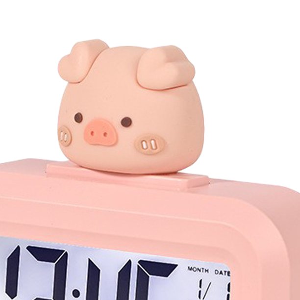 Ripley - RELOJ DESPERTADOR RELOJ DE MESA INFANTIL CERDITO NIÑOS A