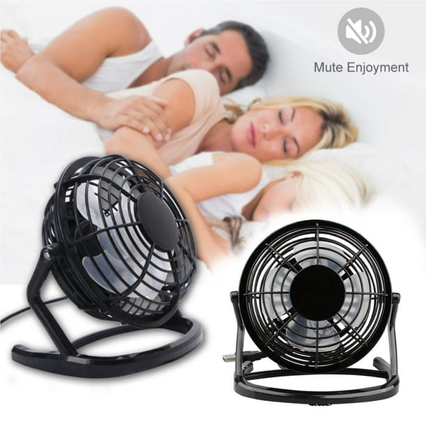 Ventilador de escritorio con control remoto, ventilador de luz LED  recargable portátil, enfriador de aire, mini ventilador USB de escritorio  con 3