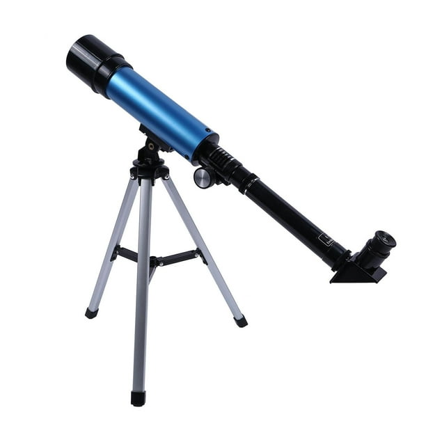 Telescopio astronómico para niños, telescopios refractores ópticos de tubo  de 14.173 x 1.969 in para niños, principiantes, alcance monocular al aire