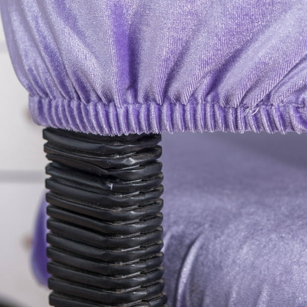 Cubiertas para Sillas de Oficina con Forro Suave y Removible - Púrpura  Sunnimix Funda para silla de ordenador de oficina