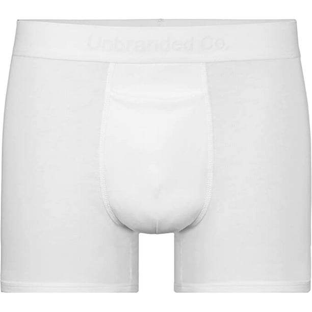 Boxer Para Hombre De Algod n Pima y Tela Spandex Unbranded Co Trunk White XL 37 40