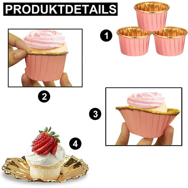 Moldes para Muffins Volcan Pack x 3 Tienda Sprinkles & More