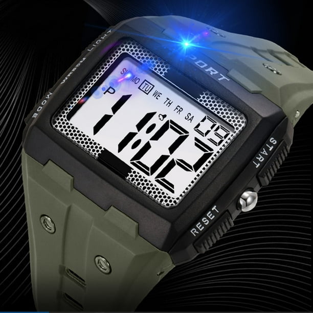 RELOJ DEPORTIVO HOMBRE CRONOGRAFO RESISTENTE AL AGUA