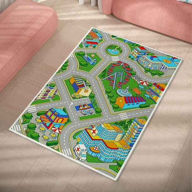 Juego, alfombras grandes con mapa del mundo, alfombra para dormitorio,  juego para niños, alfombra para gatear