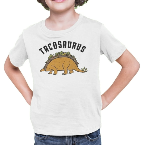 playera tacosaurus meme dinosaurios niño y niña once playera manga corta