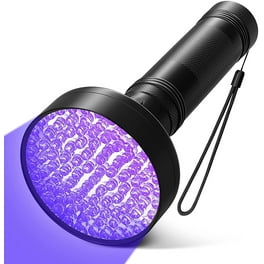 LE LED Ultravioleta / luz negra. Linterna UV LED, 9 LED 395nm, detector de  manchas y orina de mascotas, baterías AAA incluidas, encuentra manchas en