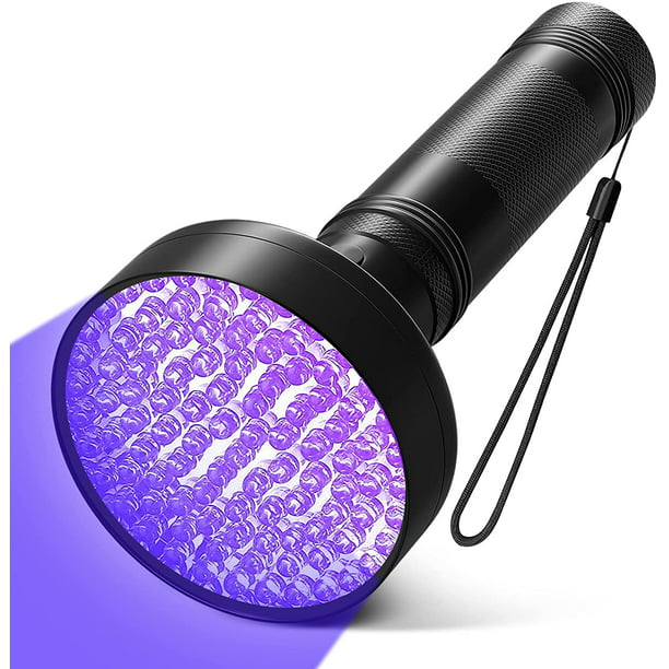 Linterna Led De Luz Ultravioleta Lampara Ultravioleta Luz Negra Detector  Antorch