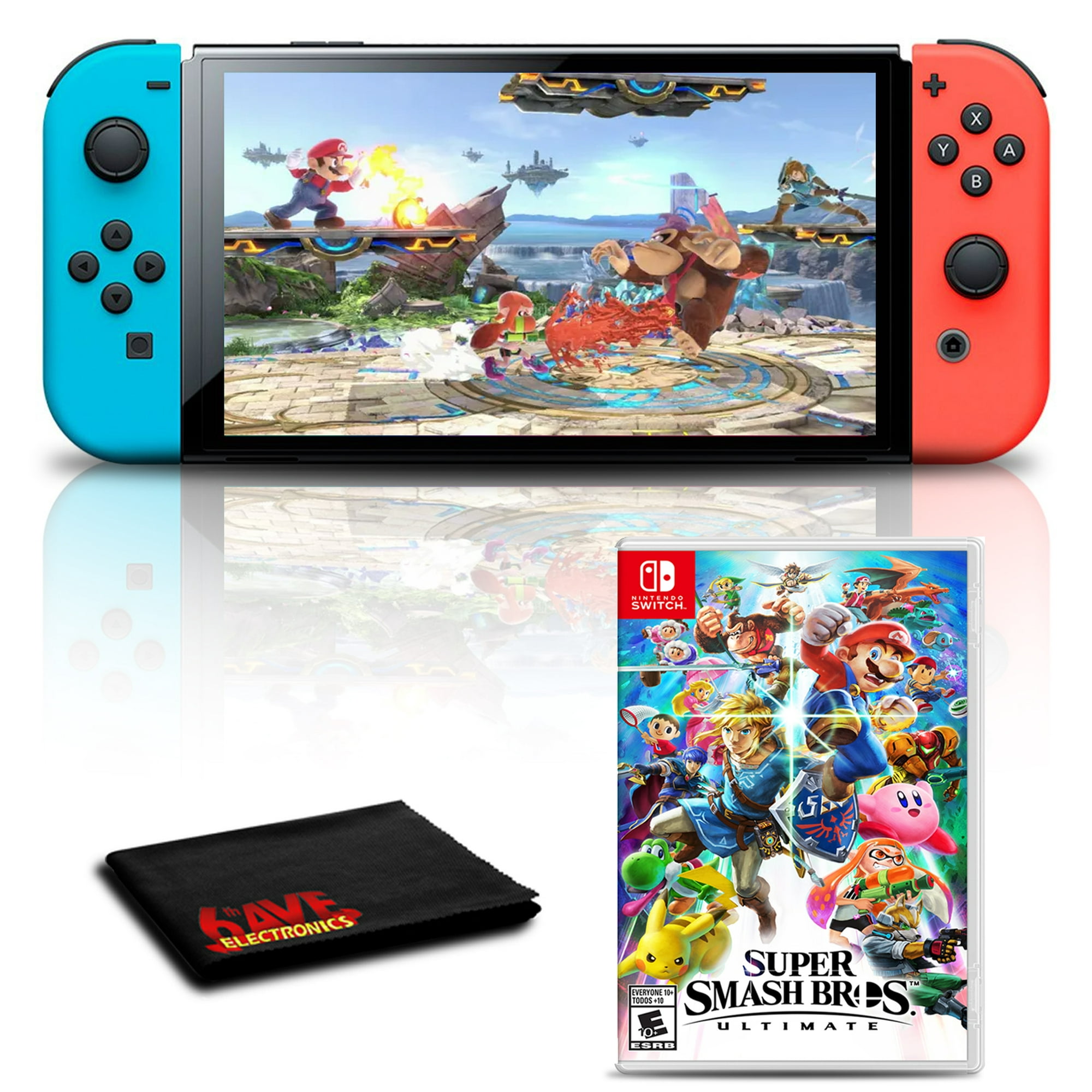 Consola Nintendo Neon 1.1 + Super Smash Bros Ultimate a precio de socio
