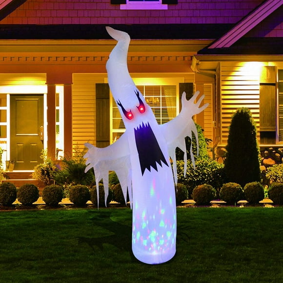 fantasma inflable de halloween al aire libre con caleidoscopio luces led de terror accesorios de m casa de los tesoros