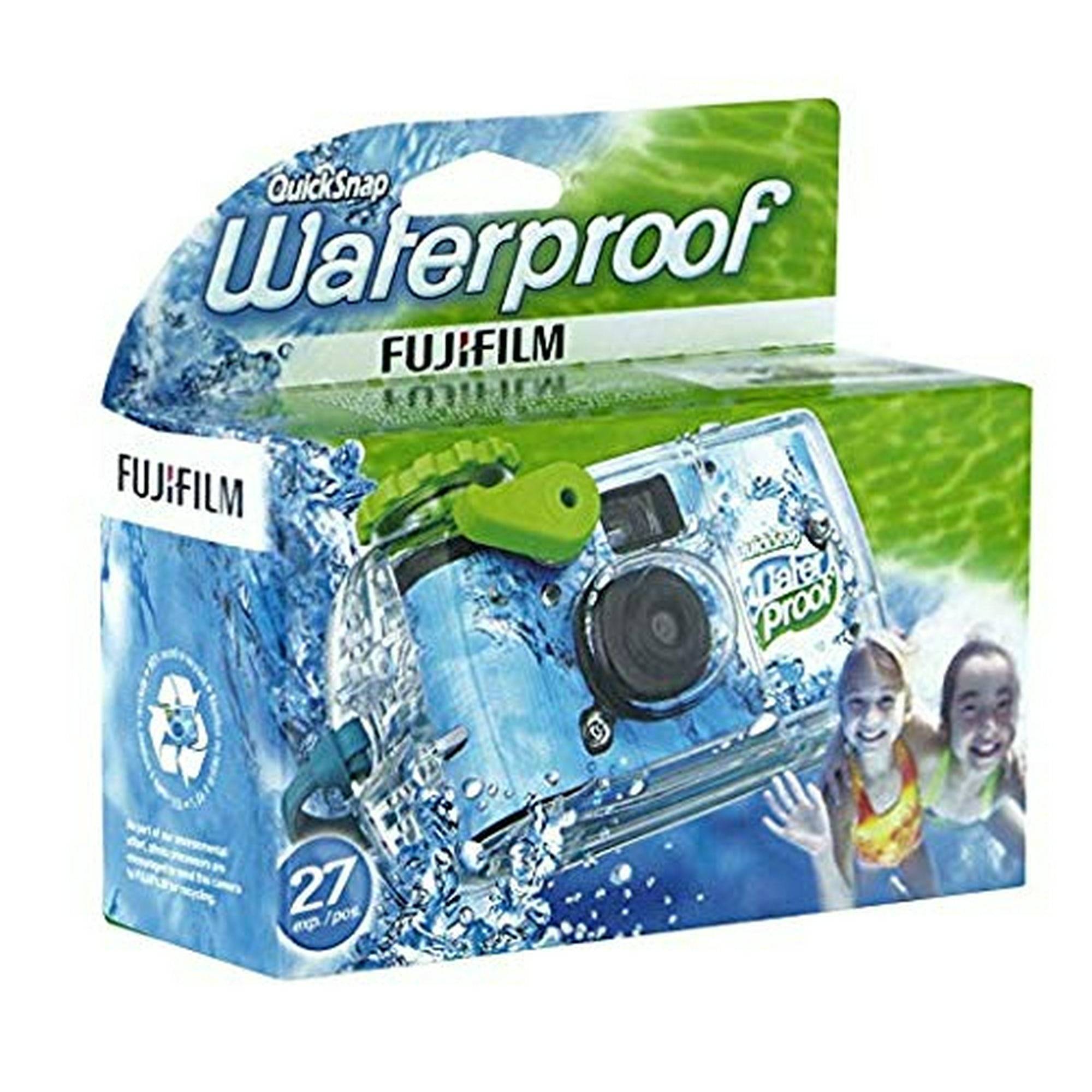Escultor Torpe Bibliografía Fujifilm Quick Snap Waterproof 27 exposiciones Película para cámara de  FUJIFILM | Walmart en línea