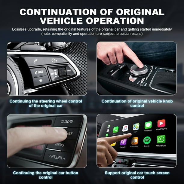 Carplay Inalámbrico Wireless Para Auto Mantiene Original