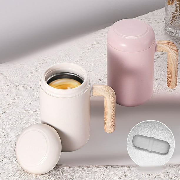  Taza magnética de agitación automática, taza de café de acero  inoxidable, taza de mezcla de leche, batidora de proteínas, mezclador  inteligente perezoso, taza térmica. Ideal para oficina, escuela, gimnasio,  hogar –