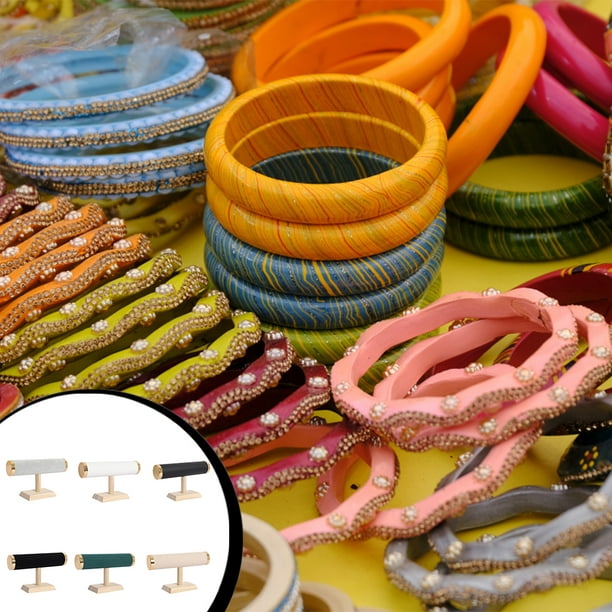  Joyero de madera con 3 cajones de almacenamiento para anillos,  collares, pulseras (9 x 4 x 8 pulgadas) : Ropa, Zapatos y Joyería