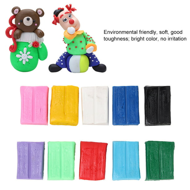 Kit de arcilla de modelado para niños, 50 colores de arcilla mágica seca al  aire con herramientas, accesorios de animales, arcilla de moldeo súper