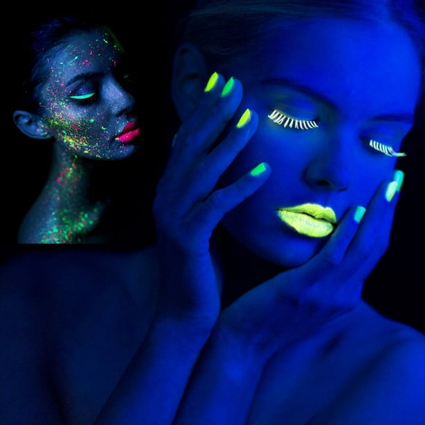 Pintura facial y corporal UV Blacklight Neon Fluorescent Glow