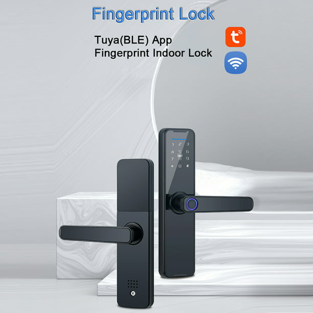 Tuya Graffiti Smart Lock Aplicación Bluetooth Cerradura de cajón Cerradura  de puerta Cerradura sin apertura Cerradura invisible Archivador Cerradura  de armario