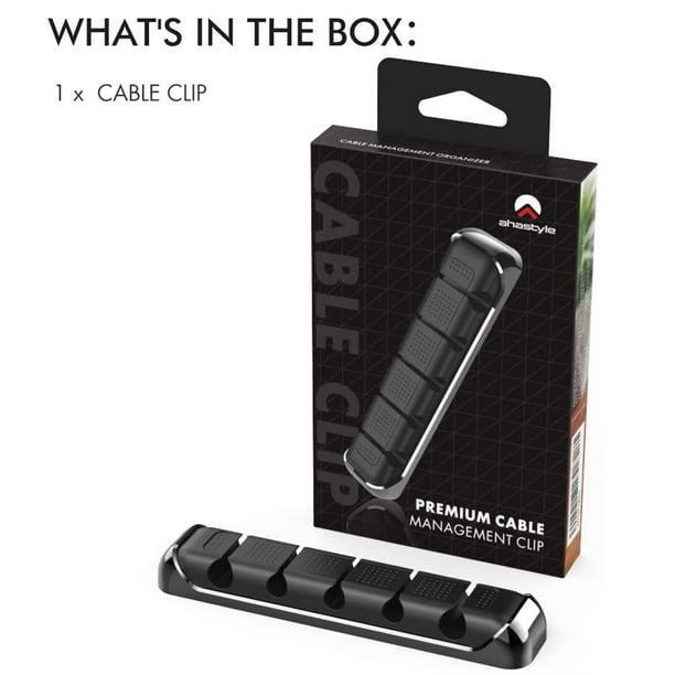 Claw Pack Caja Organizador Cables + 10 Clips – Cubre Desorden Escritorio –  Organizador Guarda Cables – Esconder Cables Oficina : : Bricolaje  y herramientas