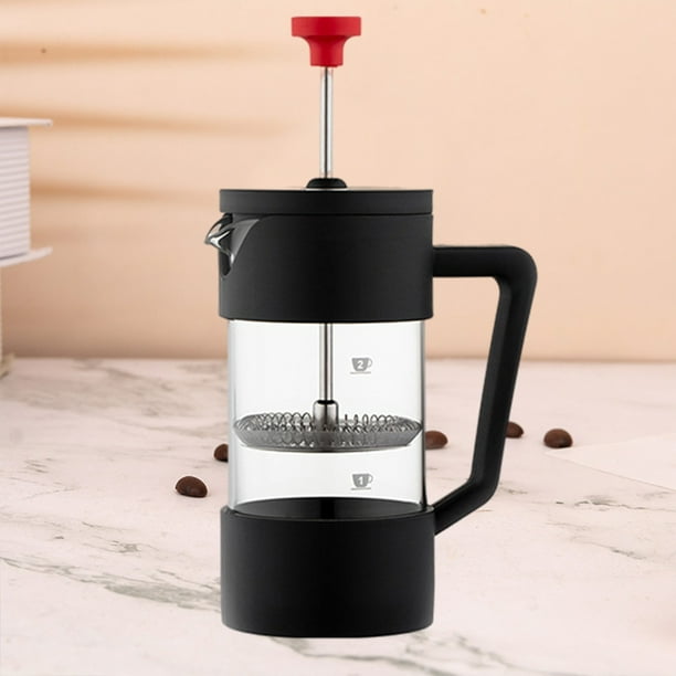 Cafetera de prensa francesa pequeña para el hogar, máquina de café