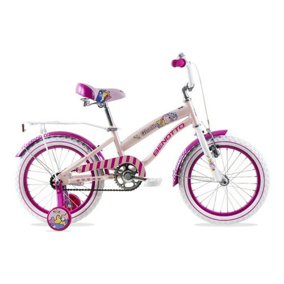 bicicleta acero cross giselle r16 1v rosa niña benotto benotto giselle