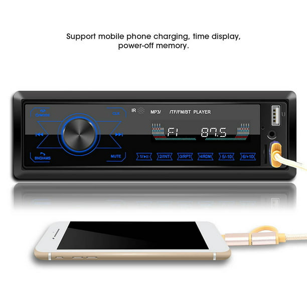 Techstop - 🔴¡Reproductor MP3 Bluetooth+Cargador Doble