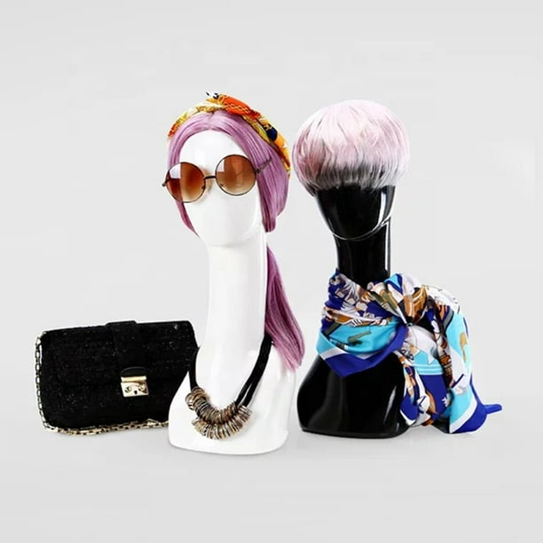 Cabeza De Maniquí Calva Femenina Para Pelucas, Fabricación Y Exhibición De  Pelucas, Sombreros, Cascos, Gafas, Modelo De Cabeza De Exhibición