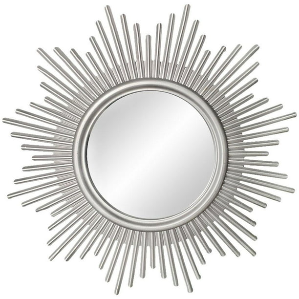 Espejo de pared de Color dorado, cadena colgante, Metal, espejo circular de  pared, espejo de tocador para salón, dormitorio, 305 cm BLESIY espejo de  pared redondo