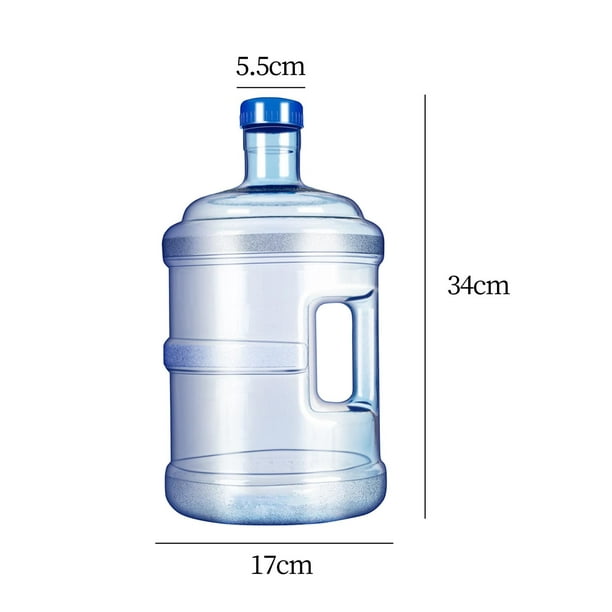 Botella de plástico nueva de 5/8 litros, contenedor de agua + grifo + bote  de agua con tapa 8L Cola bomba de contenedor de almacenamiento de agua