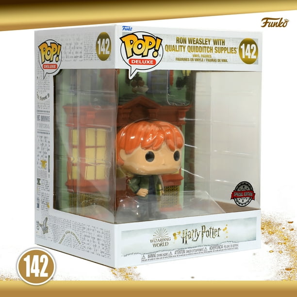 Funko Pop! Deluxe: Harry Potter - Ron Weasley with quality quidditch  supplies N°142 au meilleur prix sur