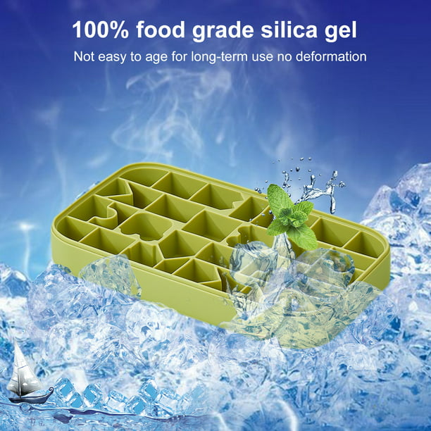 Cubos de hielo reutilizables de la forma de la fruta libre de BPA (45)