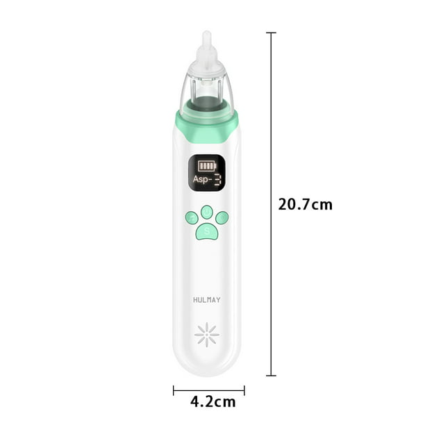 Aspirador nasal eléctrico para bebés, ventosa para la nariz para el kit de  atención médica para bebés mientras que con el limpiador nasal para la  congestión nasal recargable por USB Zhivalor 222846-1