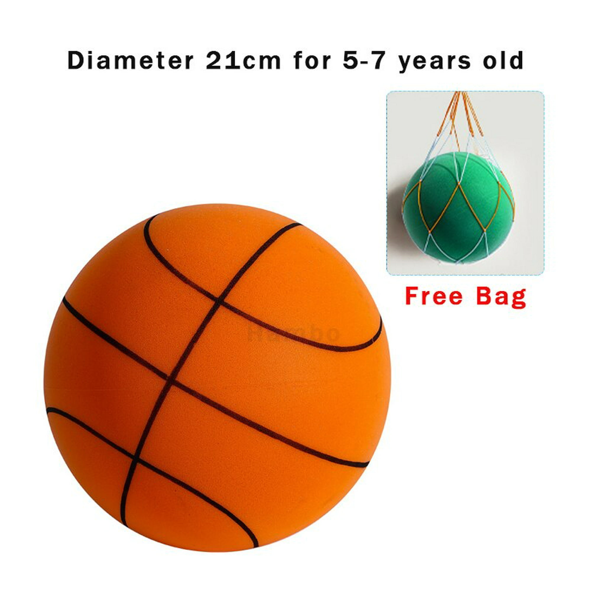 PULME Baloncesto silencioso 29.5 tamaño 7, pelota de baloncesto silenciosa  para interiores, pelota de entrenamiento de baloncesto de espuma suave
