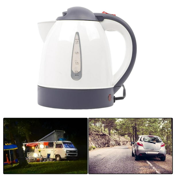 Hervidor de agua eléctrico para automóvil, calentador de agua portátil,  botella de té y café, hervir rápidamente con apagado automático seguro para