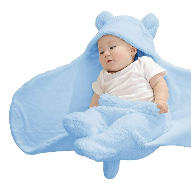 Mantas lindas para bebés recién nacidos, niños y niñas, mantas de felpa,  color marrón Zhivalor CW-CC086-6