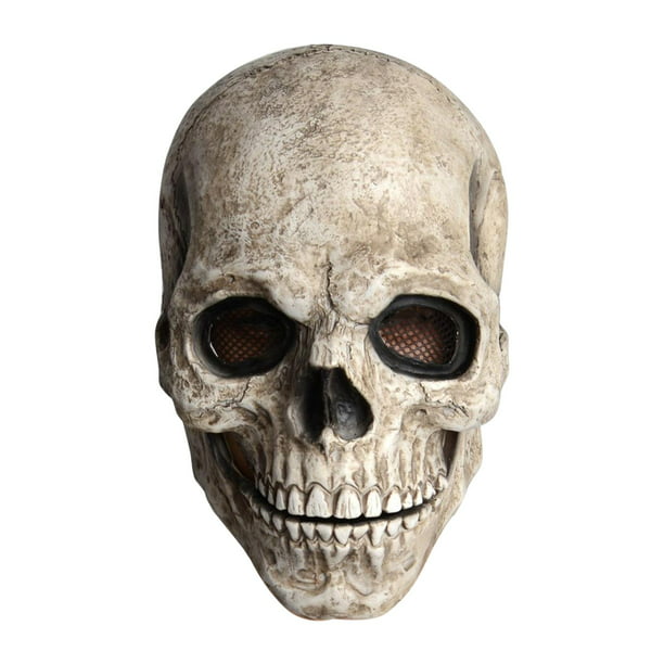 Máscara de Mandíbula Móvil Horror Latex Scary Creepy Headgear