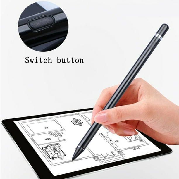 Lápiz De Pantalla Táctil Stylus Universal Para Iphone Ipad Para Samsung  Tablet Phone Pc (Negro) Muyoka Hogar