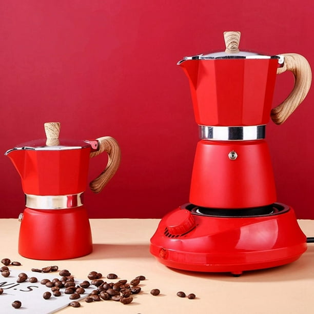 Taza de café para acampar，Cafetera de acero inoxidable para 9 tazas de café  espresso DYNWAVEMX Cafetera