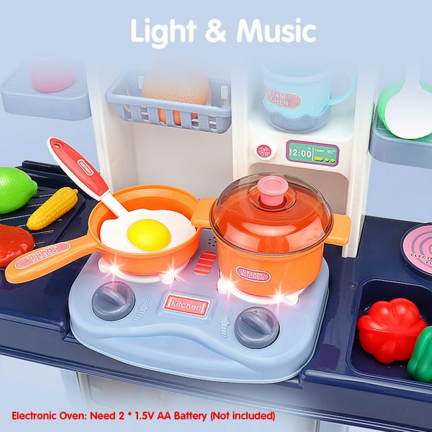 Set De Juego Cocina Para Niños Luces Y Sonidos