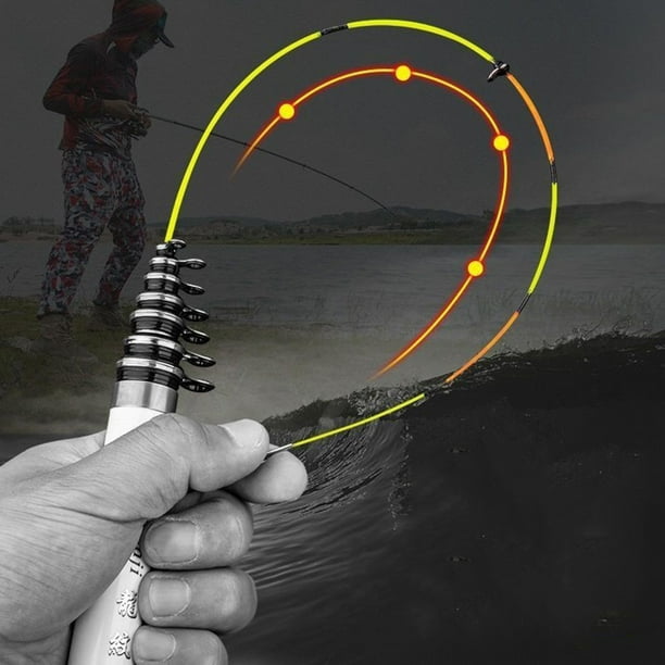 Caña de pescar de fibra de carbono Mini caña de pescar Ultra dura para agua  dulce corriente Hugtrwg Para estrenar