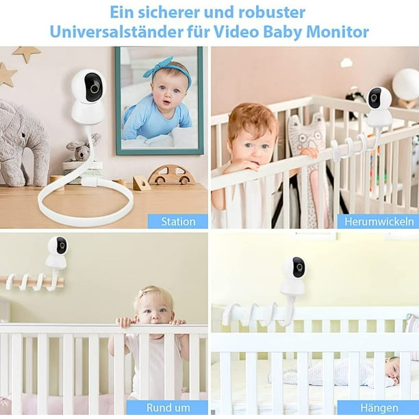Soporte de monitor de bebé universal - para cámara de bebé - con orificio  roscado de 1/4 y bucle de tornillo de cobre - compatible con HelloBaby  Motorola. esquí esquí Gafas de