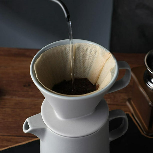  Juego de cafetera, filtro de café de goteo, filtro de café de  papel de filtro de café, kit de cafetera hecha a mano, set de regalo de  filtro de café de