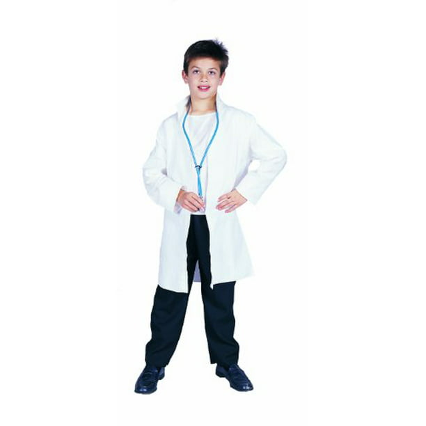 Dress Up America Bata de laboratorio para niños - Bata de laboratorio  blanca de doctor para niñas y niños - Bata de laboratorio ligera de 3/4 de  largo