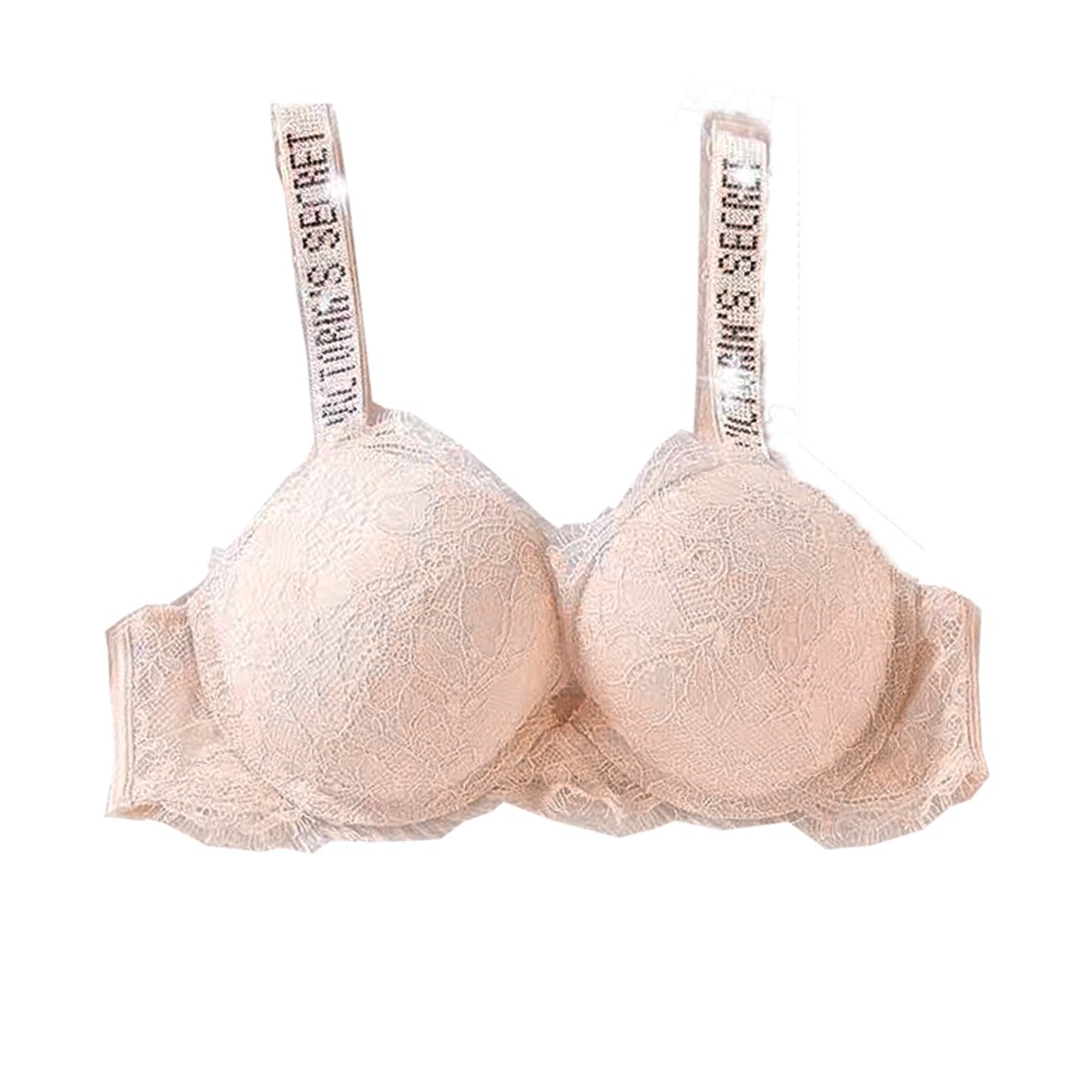 Victoria Secret Brasier De Encaje Con Letras De Diamantes De