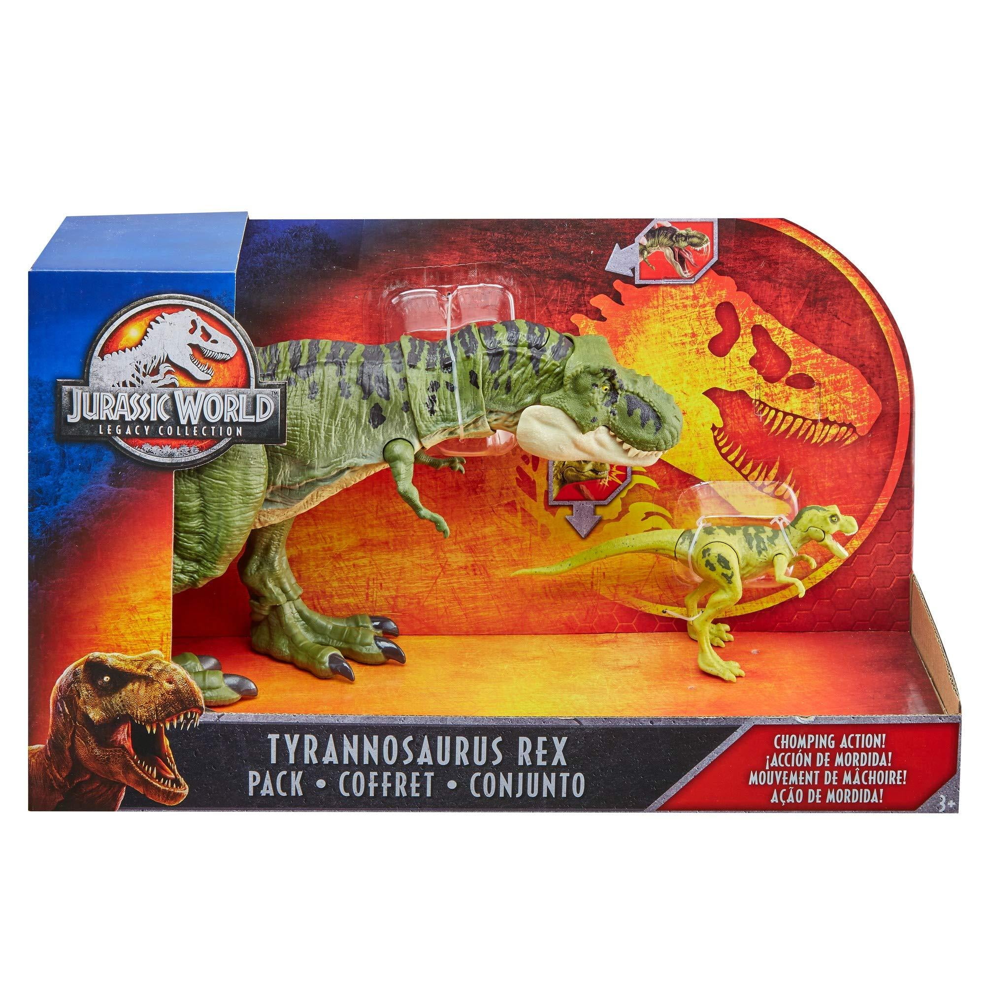 Mattel Jurassic World T-Rex Figura de 12 com sons, Multicolorido :  : Brinquedos e Jogos