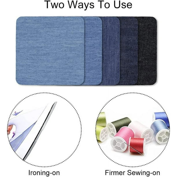 Comprar Pegamento para reparación de telas, pegamento para parches blanco, pegamento  para reparación de ropa, adhesivo para tela de planchado lavable