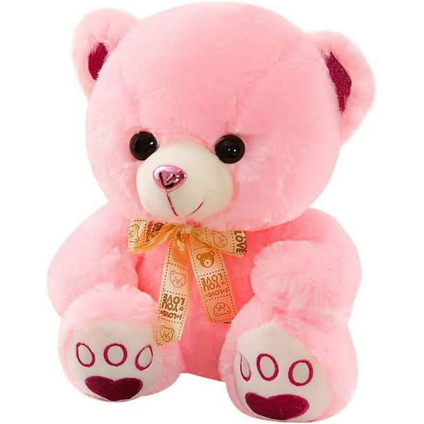 OSO PELUCHE ROJO 35CM