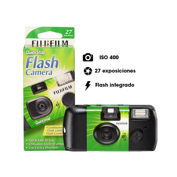 Cámara Desechable Fujifilm Quicksnap Super 400 Con Flash FUJIFILM SDHC | Walmart línea