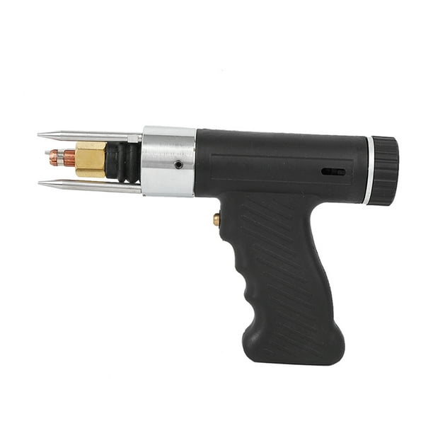 Pistola de soldadura de plástico con 4 tipos de pinzas - Negro