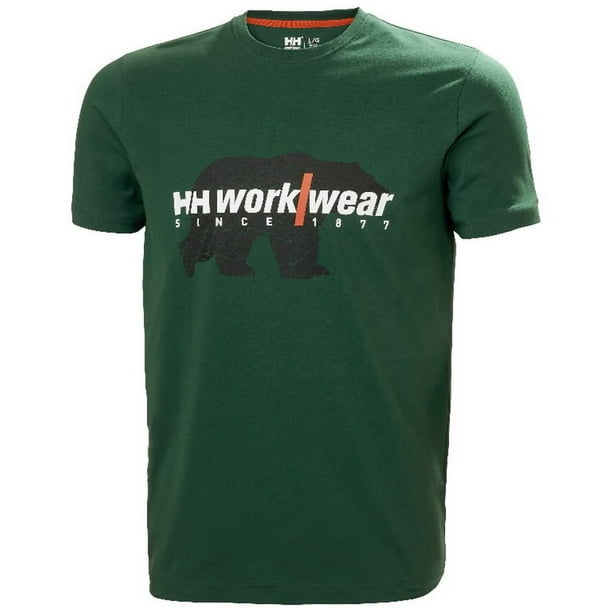Helly Hansen - Camiseta para Hombre (Verde) Helly Hansen UTBC5078_green