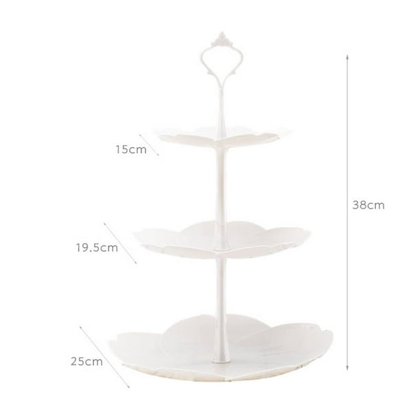 Soporte para tartas de cerámica fina con composición de limones, hojas de  azahar y flores, altura aproximada 35 cm. modo CP