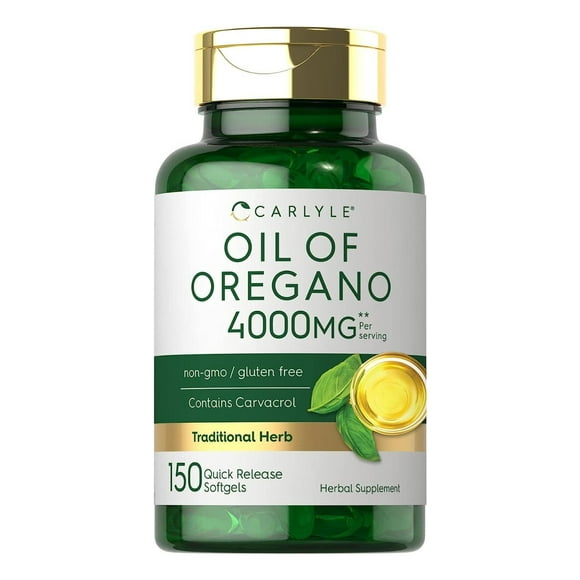 suplemento extracto de hierbas tradicionales aceite orégano